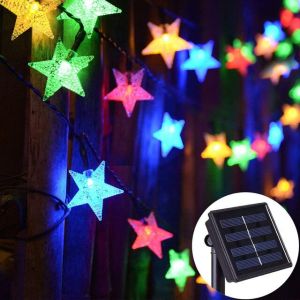 Supermax 30 Led 6.5m Lighting Mode Solar STAR Design Christmas Light LED String Light