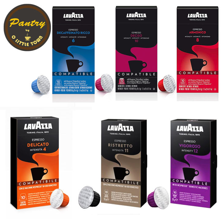 Lavazza Italia Nespresso Compatible Capsules, Choose A Variant, 10 ...