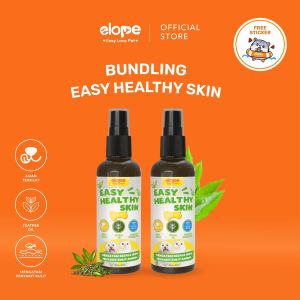 BUNDLING HEMAT OBAT SPRAY ANTI SCABIES PENYAKIT KULIT JAMUR RINGWORM KUCING ANJING ANABUL EASY HEALTHY SKIN ELOPE