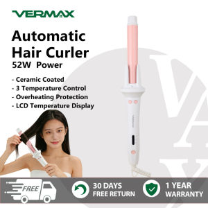Vermax Automatic Hair Curler 3 Temp Settings Ceramic Iron Scalding 360 Rotation Constant Tool Care