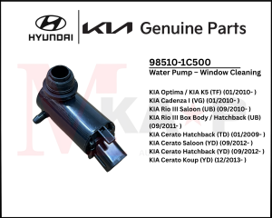 [ORIGINAL] Water Pump Window Cleaning for KIA Optima Rio Cerato (98510-1C500)