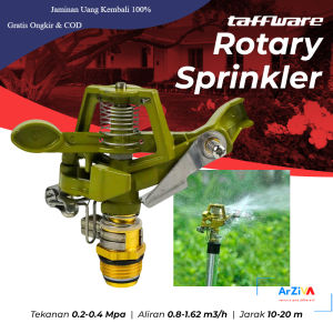 Taffware Rotate Sprinkler Spray Nozzle Air Irigasi Taman - PYK-10 - Copper