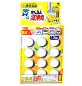 HỘP 12 VIÊN VỆ SINH ĐƯỜNG ỐNG BỒN CẦU NHẬT BẢN (MÙI HƯƠNG TRÁI CÂY)