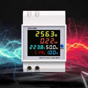BARU ZUYIYI KWH Meteran Listrik Digital / Alat Pengukur Pemakaian Listrik Voltmeter 300V 100A
