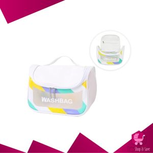 BabyShop-T52 Tas Kosmetik Washbag Transparan Portable Multifungsi / Tas Make Up Waterproof