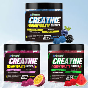 inGreens 6000mg Creatine Monohydrate Gummies  480 Gummies Passion Fruit + Watermelon + Berry + Mango Potent Creatine SupplementBoost Muscle Recovery Increase EnergyHalal