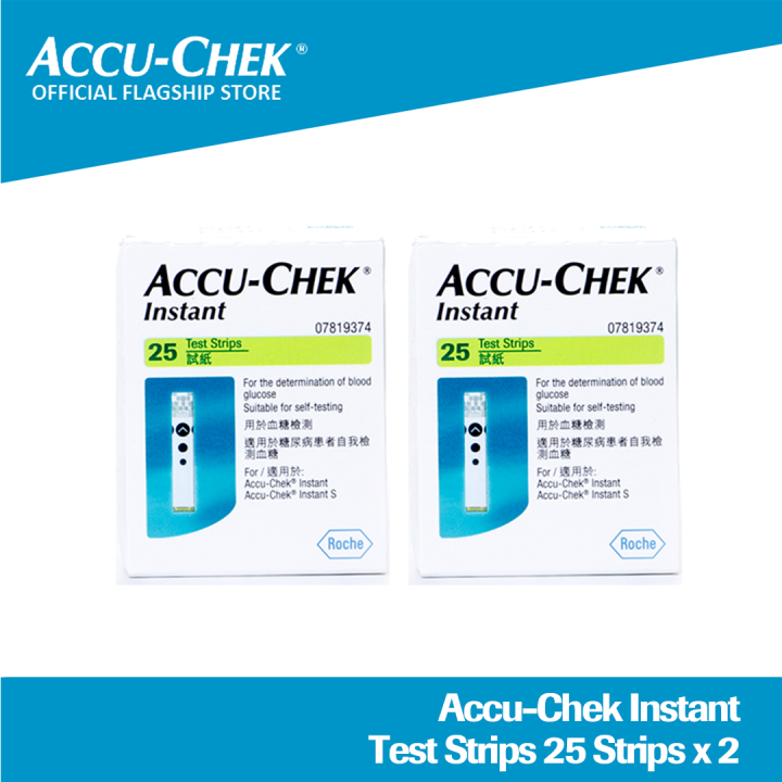 AccuChek Instant Test Strips 25's x 2 Lazada PH