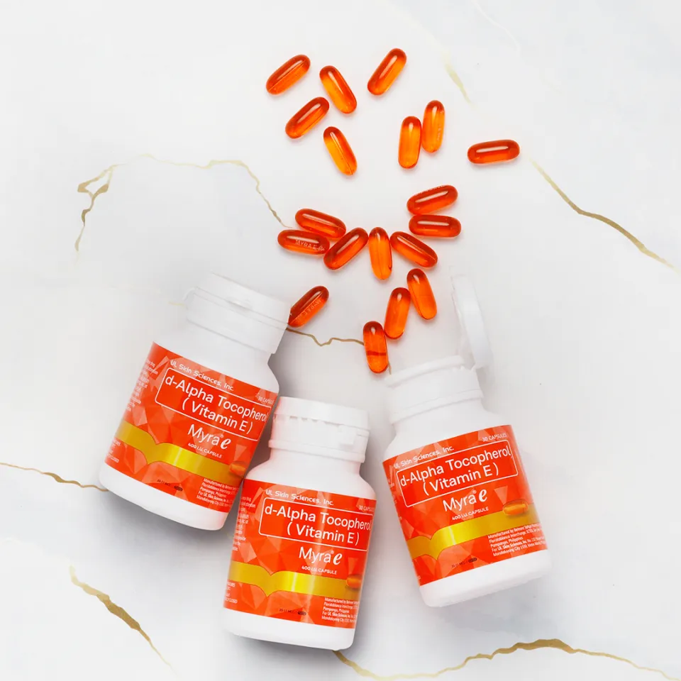 myra glutathione Myra Glow Radiance White with L-Glutathione 30s Bottle + Myra E 400 I.U.  30s Bottle Bundle