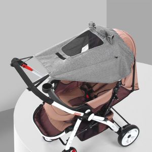 SUPERRR Universal Weatherproof Elastic Band Sun Hood Pram Stroller Accessories Baby Stroller Sun Visor Sunshade Cover Pushchair Cap Carriage Sun Shade