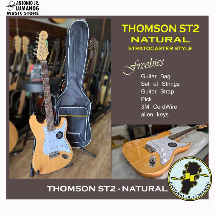 THOMSON ELECTRIC GUITAR ST2 STRATOCASTED STYLE by: ANTONIO JR. LUMANOG MUSIC STORE