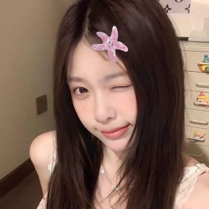 2025 New Creative Crab Claw Hair Clip for Women Cute Marine Accessory with Starfish Duckbill Design