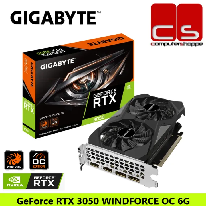 Gigabyte GeForce RTX 3050 WINDFORCE OC 6GB GDDR6