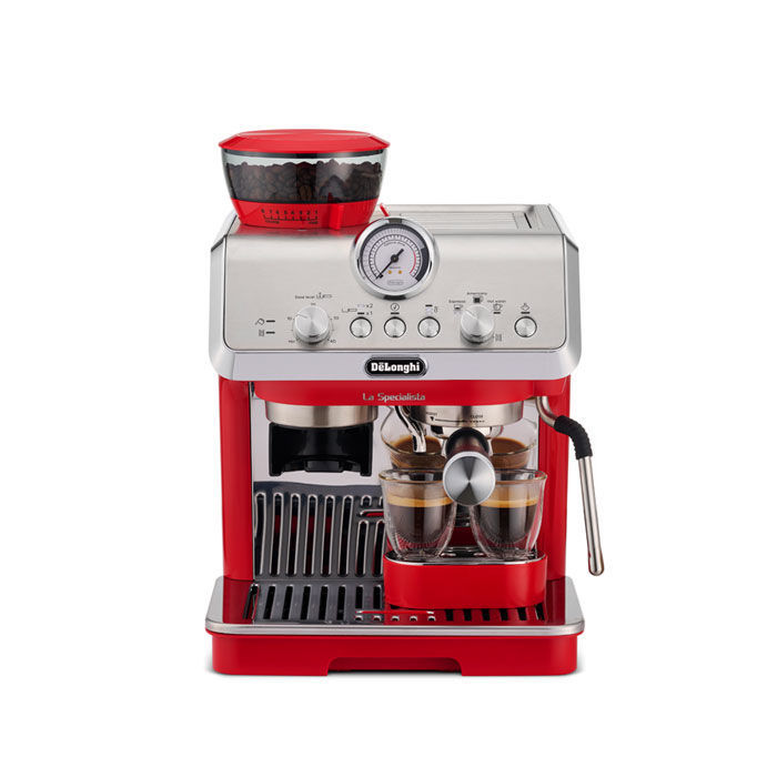 DeLonghi Semi Professional Coffee Machine La Specialista Arte Red