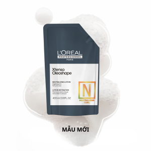 Duỗi Uốn Định Hình Tóc L’Oréal Professionnal X-Tenso Oleoshape Cream Giúp Tạo Xoăn Thẳng Tóc Lâu Dài 400ml