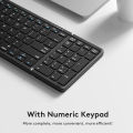zcheaz Shop Foldable Bluetooth with Numeric Keypad Full Size Wireless Folding Rechargeable Portable Travel Keyboard Keyboards. 