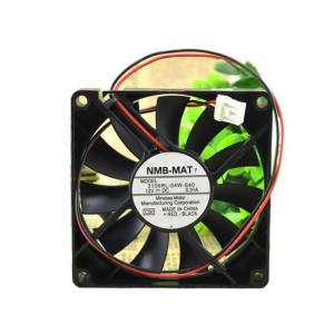 แฟน 80 มม. สำหรับ NMB 3106RL-04W-S40 8 ซม. 12V 0.31A แฟนลูกปืนคู่ การไหลของอากาศสูงสำหรับเคสพีซี เซิร์ฟเวอร์ การระบายความร้อนอุตสาหกรรม