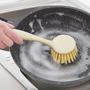 Berus Cuci Periuk Long Handle Pot Cleaning Brush Kitchen Dish Scrubber Grease Cleaning Household