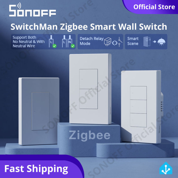 Công tắc tường thông minh SONOFF ZBM5 Zigbee Loại 120 Công tắc đèn nút ...