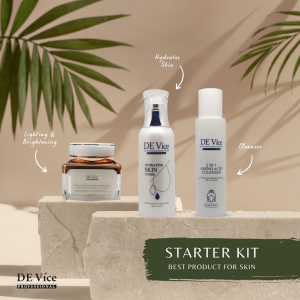 DE Vice Skin Care | Skin Starter Set | Cleanser | Hydates Skin | Lighting Brighting