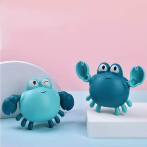 [Ready Stock] Baby Bath Toys Animal Cute Cartoon Tortoise Crab Classic Baby Water Toy Infant Swim Chain Clockwork Toy For Kid 2022 Newest