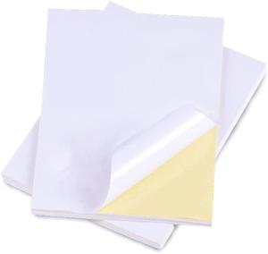 【PH Ready Stock】L&C Glossy Photo Sticker A4 Size Inkjet Paper Sticker 135gsm Waterproof Self Adhesive PET High Gloss Copper/Bright Silver A4 3R 4R 5R Size