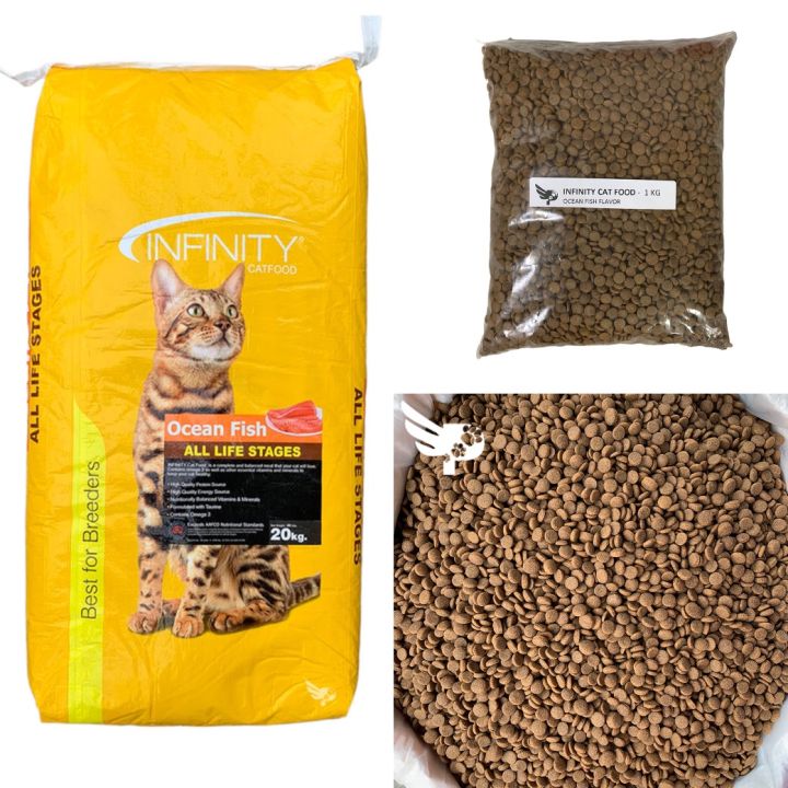 Infinity Catfood 1kg Repacked - Ocean Fish flavor - All Life Stages ...