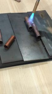 20pcs Copper Brazing Rods BCuP-2 (5/64") 2mm Phosphorus Round Self Fluxing Welding Brass Brazing Rod Sticks TIG Arc Pipes for Air Conditioner Refrigerators Gas (Bcup-2 20PCS)