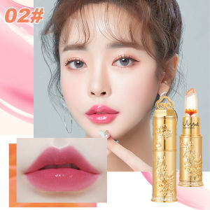 Crystal Jelly Flower Lipstick Color Changing with Temperature Waterproof Non-Fading Color Moisturizing Long Lasting Lip Balm
