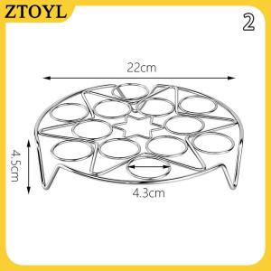 ZTOYL Đa chức năng hấp trứng giá thép không gỉ hấp Bun bánh bao hấp giá bền hấp phụ kiện nấu ăn