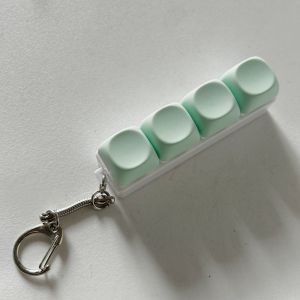 COMEMECO Nút phím Móc khóa Fidget Bàn phím tự làm Keycap Đồ chơi kẹp Thư giãn Phím 4/9 Nắp bàn phím ngón tay Người lớn