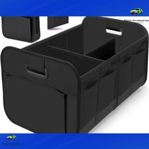 Car Trunk Organizer Box Large Capacity Foldable Storage Box for Vehicle
