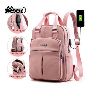 Leacat Laptop Backpacks fit 13.3inch laptop with USB Charging port Women Travel Backpack School bags For girls Teenage backpack