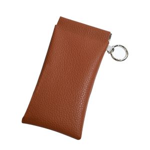MIRELAE Soft PU Glasses Bag with Glasses Cloth Automatic Closed Eyewear Pouch Portable Earphone Storage Sunglasses Case for Travel