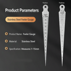 High precision stainless steel inside diameter gauge | gap gauge | bore gauge | taper gauge | wedge caliper | tool measuring instrument