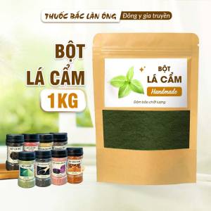 Bột lá cẩm tím nguyên chất 1kg (Bột tạo màu thực phẩm nấu xôi chè làm bánh)