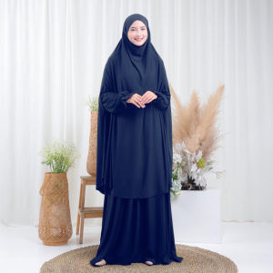 FK Fatimah Gamis Set French Khimar Perempuan Dewasa Terbaru Bisa Bayar Ditempat COD