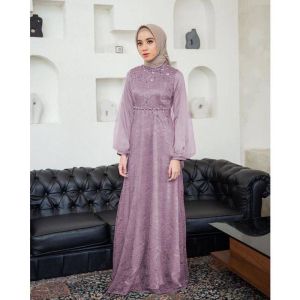 SALE 60% NADINE DRESS EXCLUSIVE - Baju bresmaid Gamis modern Dress brokat baju lebaran terbaru | Gamis pesta Dres Fashion terlaris Baju Dres wanita Gamis Kondangan Muslim Wedding Dres Wanita Remaja Mewah Model Terbaru 2023 NADINE