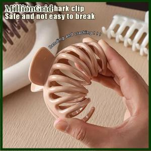 MillionGrid Soft Silicone Shark Clip Women Hair Claw Clips Anti Collision Protection for The Back of The Head Anti Fall Womens Hair Clip