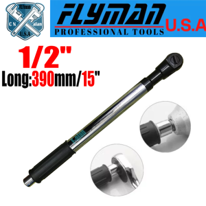 FLYman 1/2“ Dual Function Manual Automatic Extended Ratchet Wrench for Tight Spaces