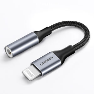 UGREEN MFi Lightning to 3.5mm Jack AUX Cable for iphone 14iphone 14 plus iphone 14 pro iphone 14 pro max iphone13/ 12 /12 pro/12 pro max/ SE 2 / 7 8 plus XR Xs MAX 3.5mm Lightning 3.5 Headphones Audio Adapter Splitter