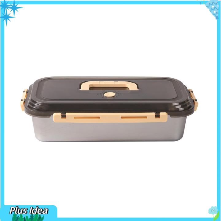 Plus Idea Date Recording Food Storage Box Spacious Ingredient Storage ...