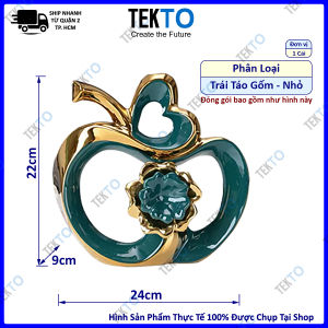 Trái Táo Gốm Decor trang trí hình Trái Tim thanh lịch Sang trọng - 333