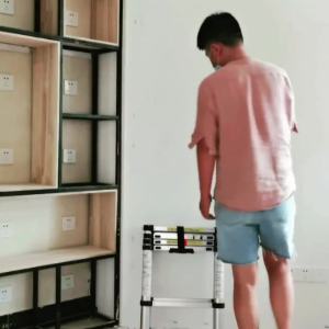 Telescoping Ladder For Home Folding Step Telescoping Ladder Indoor The Products Produced by the Big Factory Are Easy to Use and Not Heavy Telescopic Ladder Extendable Ladder Workbenches