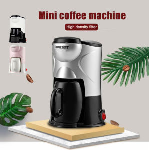 HOMEZEST CM-801 Cpffee เครื่องทํามินิหยดเครื่องชงกาแฟถ้วยเดียวเครื่องใช้ในครัวเรือนนาฬิกาทรายกาแฟ150Ml ถ้วยเซรามิค220V/300W