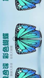 Double-sided butterfly cape for Halloween cos Shawl decoration rotating cape belly dance large butterfly wings