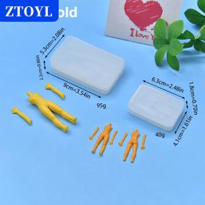 [COD] ZTOYL แม่พิมพ์ซิลิโคนเนื้อตัวตุ๊กตาดินโพลิเมอร์ดินเหนียวเรซินเครื่องมือสร้างแบบจำลองรูปปั้นแบบ DIY 1ชุด