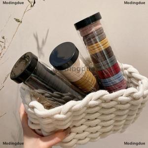 [COD] Modingdue 20 Pieces Box Canned Towel Ring High Elastic Seamless Simple Solid Colors Hair Ring Ponytail Holder Hair Ropes Hair Accessories