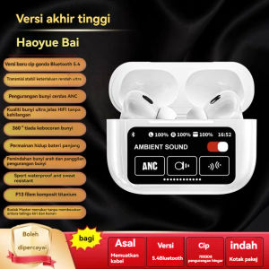 A9 Pro A10 Pro New Style Wireless Bluetooth 5.4 ANC Noise Cancelling Headset HD Microphone LED Touch Screen
