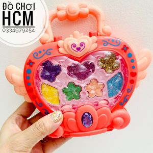 [CÓ DÂY ĐEO] Đồ chơi trẻ em vali trang điểm có dây đeo phấn thật dành cho bé gái thích make up cô dâu búp bê công chúa