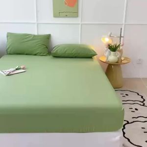 2024 INS Style Premium Fitted Bed Sheet Super Single/Queen/King Size Bedsheet Soft Pillowcase